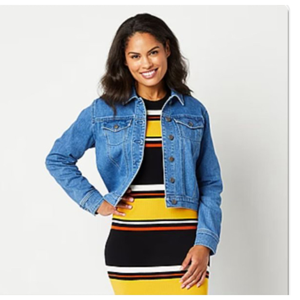 NEW Abbott Elementary Denim Jeans Jacket 1X $74